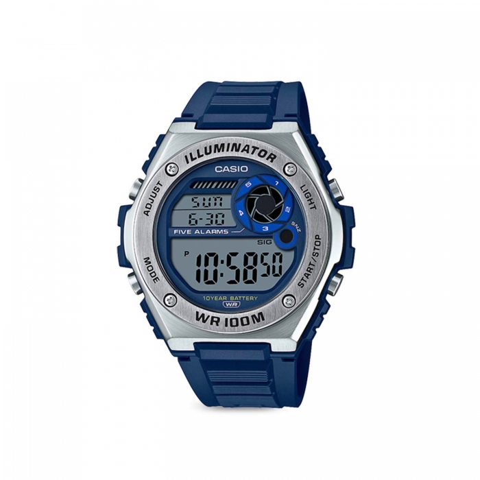 Casio Collection Digital Blue Watch