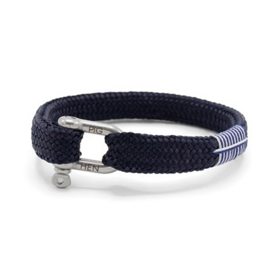 Pig&Hen Sharp navy blue rope bracelet