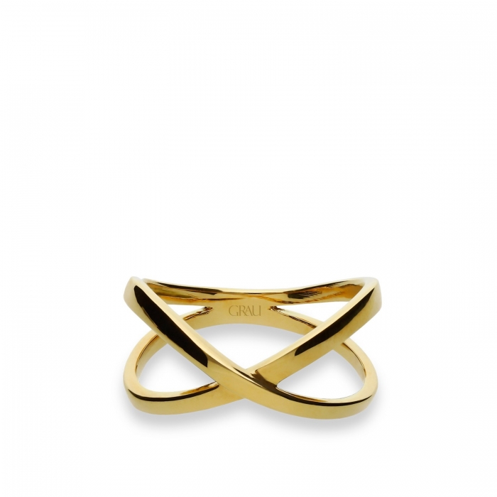 GRAU Cross Yellow Gold Ring
