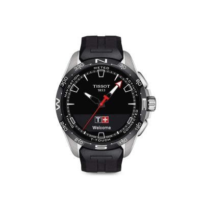 Rellotge Tissot T-Touch titani i cautxú negre