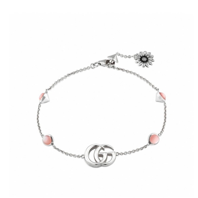 Double G and Flower Gucci Bracelet