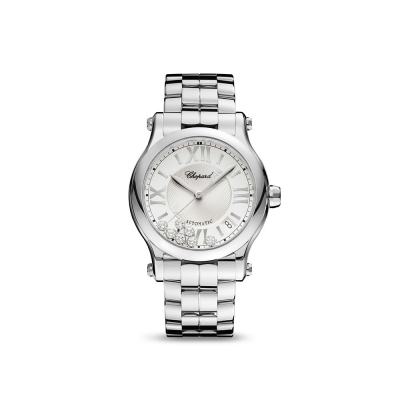 Reloj Chopard Happy Sport 36 MM Automatico de acero y diamantes