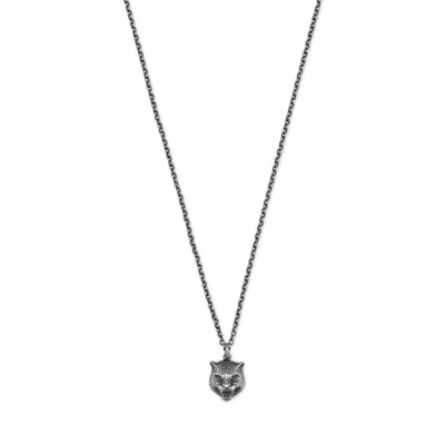 Gucci Necklace with Feline Head