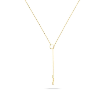 Gucci Link to Love Yellow Gold Bow Necklace