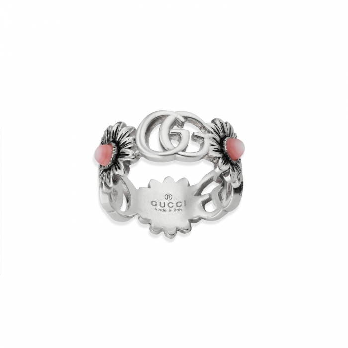 Double G and Gucci Flower Ring