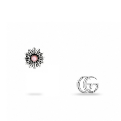 Double G and Gucci Flower Earrings