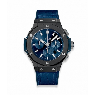 Hublot Big Bang Ceramic Blue 44mm watch.
