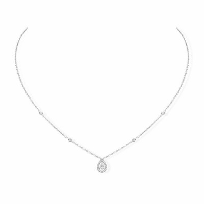 Joy Diamant Poire 0.25ct white gold necklace