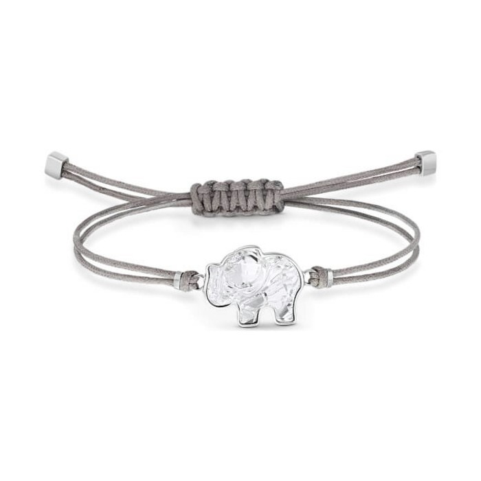 Elephant bracelet with gray rope from Swarovski Power