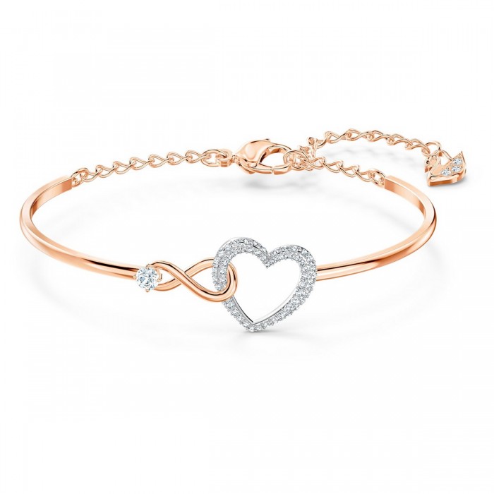 Swarovski Infinity heart and infinity bracelet