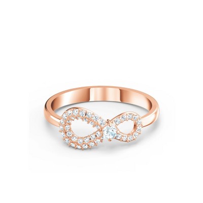 Rose Gold Infinity Swarovski Ring