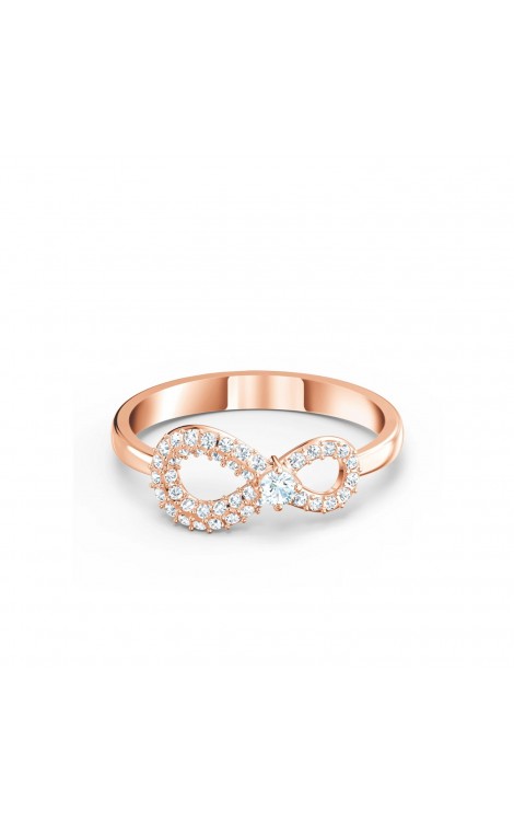 Rose Gold Infinity Swarovski Ring Joyería Online Grau