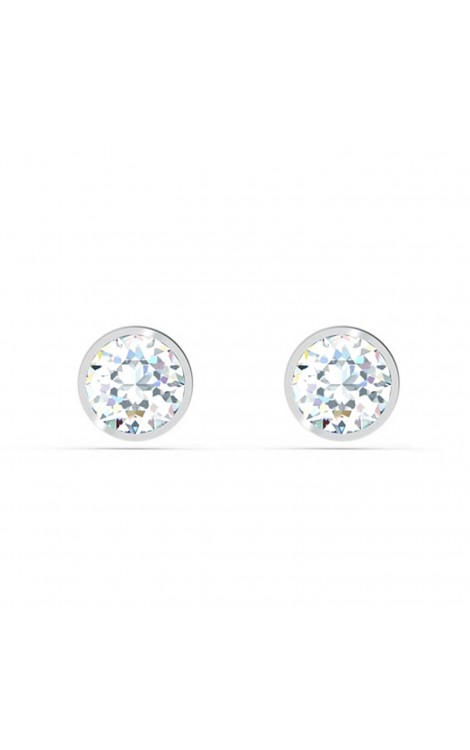 pelota Ventilar Estructuralmente Swarovski Tennis Button Earrings - Jewelry Online Grau