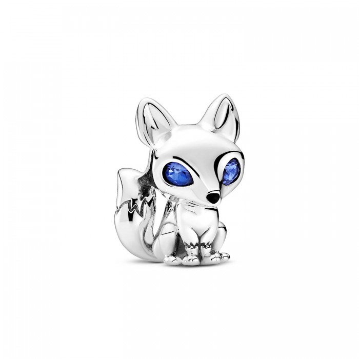 Pandora Blue-Eyed Fox Charm