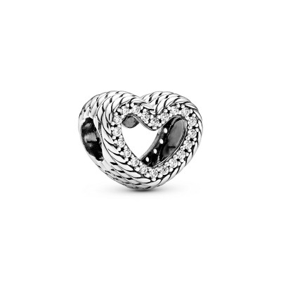 Pandora Heart Snake Chain Charm