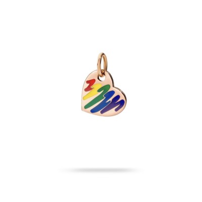 Dodo Rainbow Heart Charm