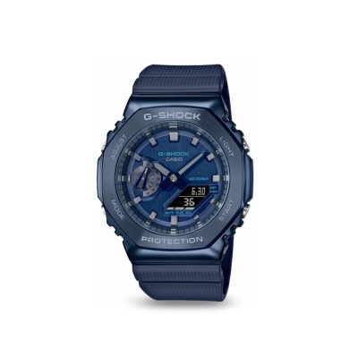 Reloj Casio G-SHOCK Azul Bisel Acero Octogonal
