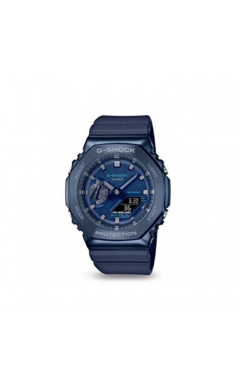 estera destacar Frotar Reloj Casio G-SHOCK Azul Bisel Acero Octogonal - Joyería Online Grau