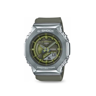 Casio G-SHOCK Green Octagonal Bezel Watch