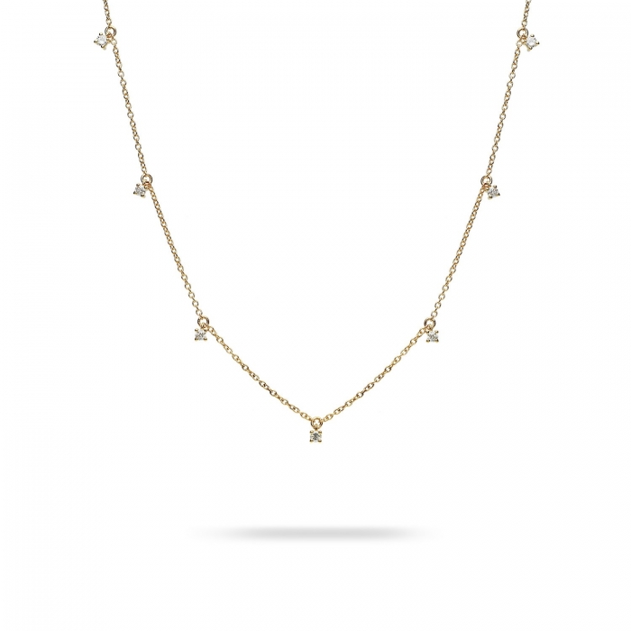 Aura Yellow Gold Necklace