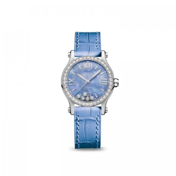 Reloj Happy Sport Azul Perlado 30mm Chopard