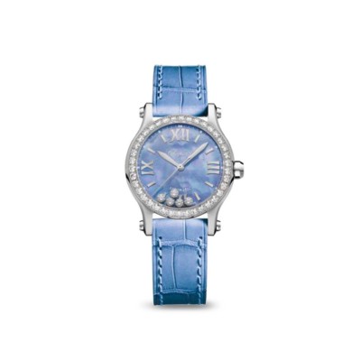 Reloj Happy Sport Azul Perlado 30mm Chopard