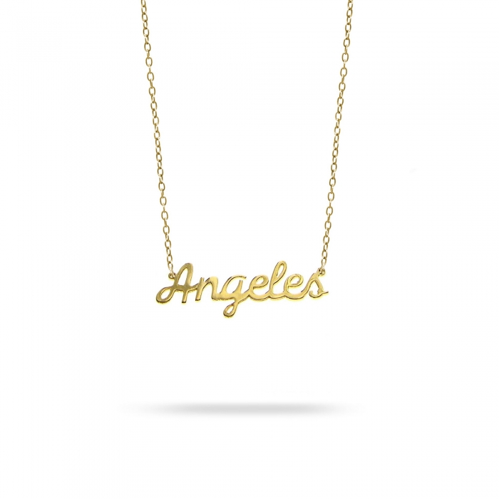 Necklace name Angeles yellow gold