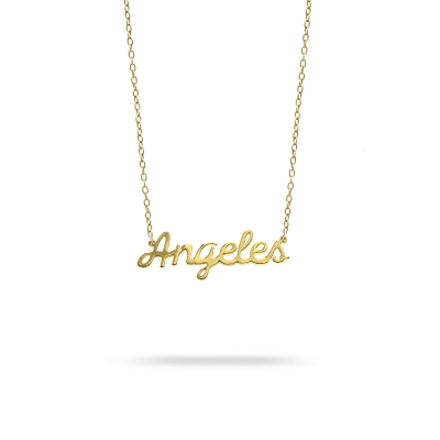 Necklace name Angeles yellow gold