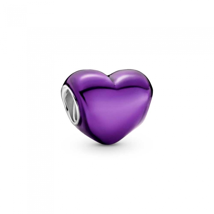 Charm Pandora Corazón Púrpura