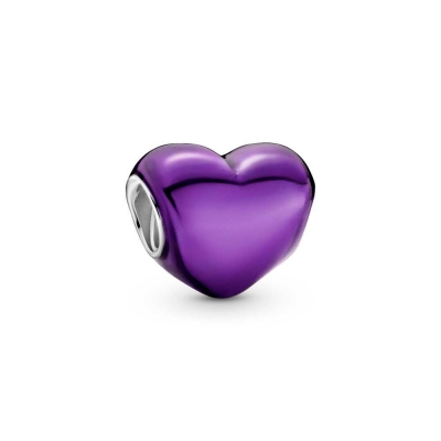 Charm Pandora Corazón Púrpura