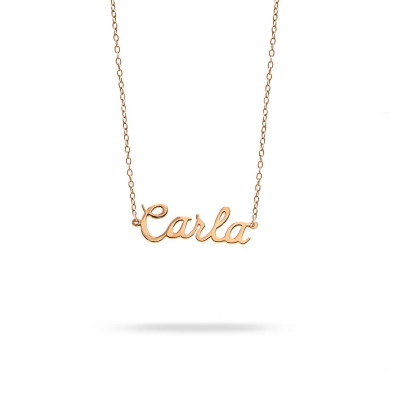 Necklace name Carla pink gold
