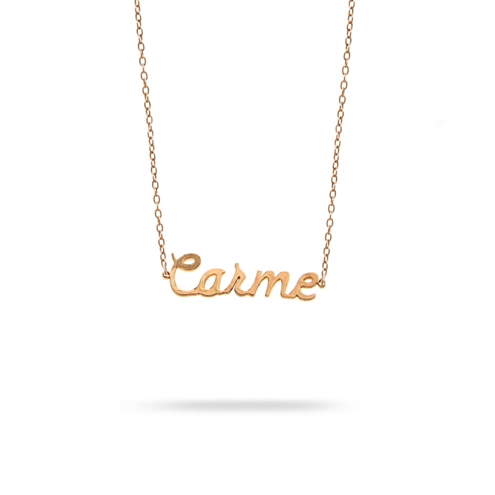 Necklace name Carme pink gold
