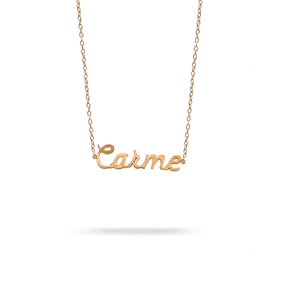 Necklace name Carme pink gold