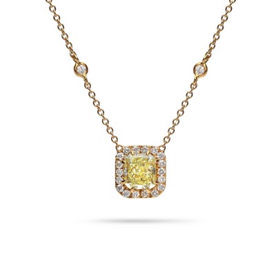 Grau Fancy Diamonds Necklace