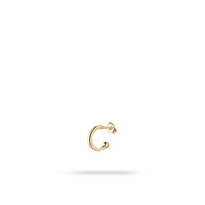 Hula Hoop Piercing Earrings Gold UNOde50