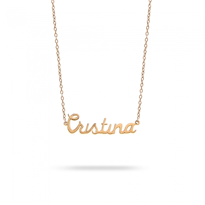 Necklace name Cristina pink gold