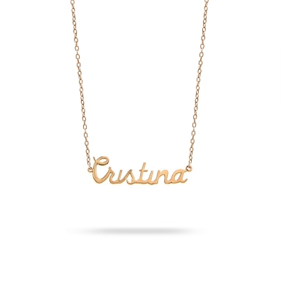 Necklace name Cristina pink gold