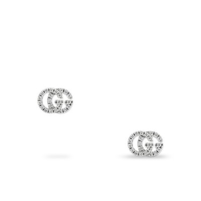 Gucci GG Running diamond earrings