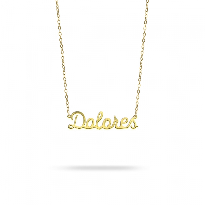 Necklace name Dolores yellow gold