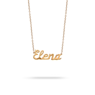 Necklace name Elena pink gold