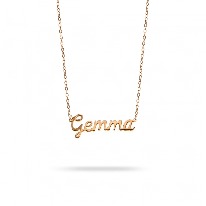 Necklace name Gemma pink gold