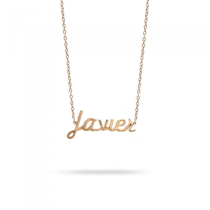 Necklace name Javier pink gold