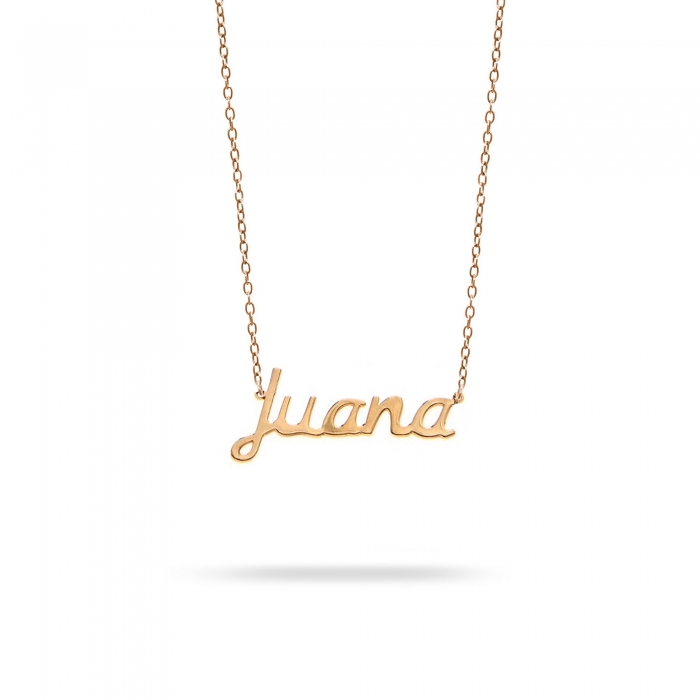 Necklace name Juana pink gold