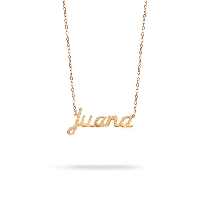 Necklace name Juana pink gold