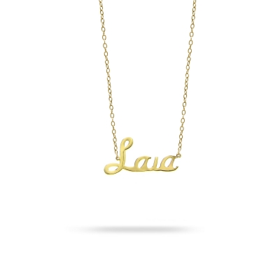 Necklace name Laia yellow gold