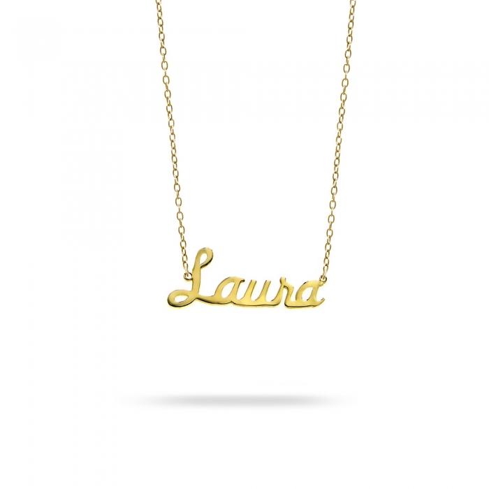 Necklace name Laura yellow gold