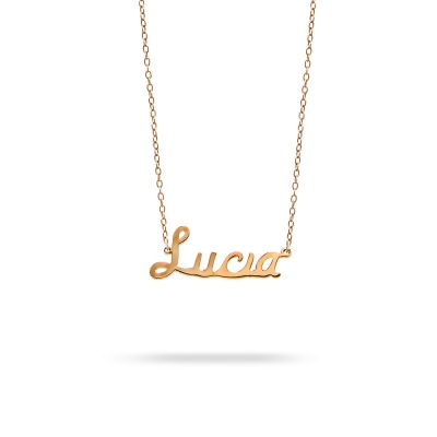 Necklace name Lucia pink gold
