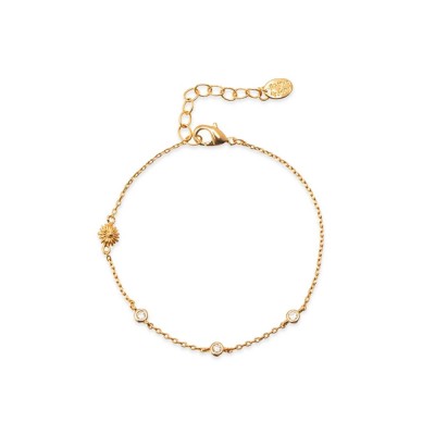 Agatha Gold Crystal Bracelet