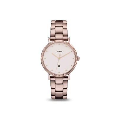 Le Couronnement 33mm watch in pink and white universal dial
