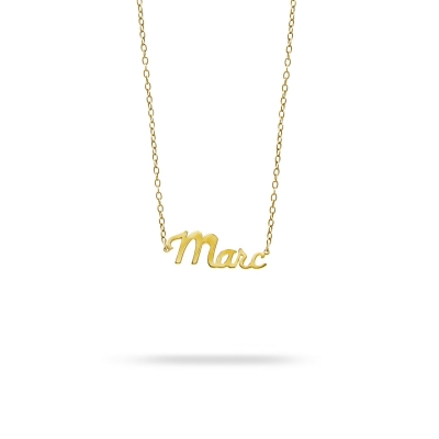 Necklace name Marc yellow gold